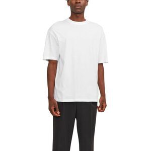 Jack Jones White Cotton Men's T-Shirt